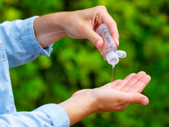 How to Use a Hand Sanitiser - A Dollop or Two